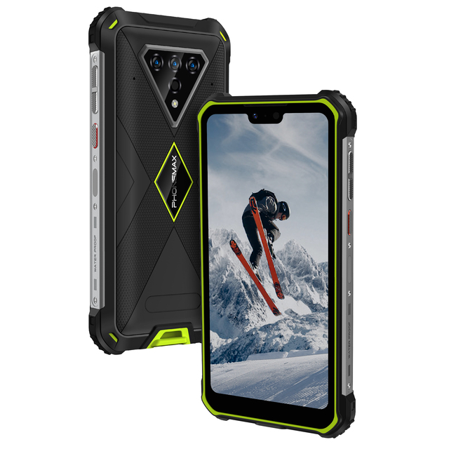 10000mAh 6+128G Cep TelefonlarI Rugged Intelligent Telefones Rugged Phone Incassable De Téléphone Portable