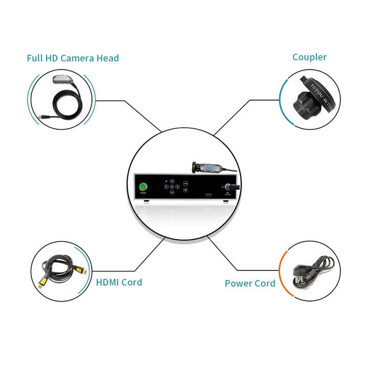 Caméra Endoscopique Full HD 1080p ESC Medicams - Pour Laparoscopie, ORL, Arthroscopie, Etc.