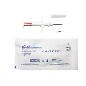 رقاقة دقيقة للحيوانات الأليفة معرف الحيوانات الأليفة مكونة من 15 رقمًا بجهاز إرسال واستقبال الترددات الدقيقة للكلاب والقطط والحصان والماشية واستخدام الزراعة البيطرية - Product Image 1