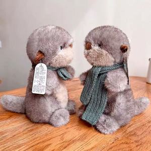 Gorgeous Look Cute <b>Otter</b> Stuffed Plush Toy Fluffy Animal Doll Cozy Sleeping Pillow Sweet Cloth Doll Girls Birthday <b>Gift</b> For girl - Product Image 4