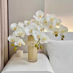 Orchidée Phalaenopsis artificielle Haiyi 30cm-100cm, fleur en soie, plante décorative pour la maison, les mariages et l'extérieur - Product Image 1