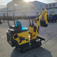 Mini-excavatrice chinoise de haute qualité 0,8 tonne, mini-excavatrice chinoise multi-usage Catapiller