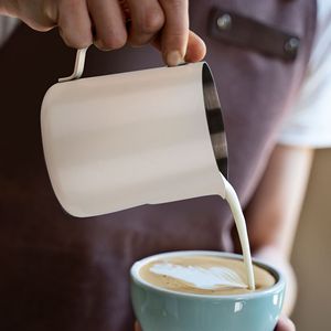Pichet à <span class=keywords><strong>lait</strong></span> en acier inoxydable 304, pichet pour latte art, pichet à mousse de <span class=keywords><strong>lait</strong></span> avec bec verseur, pichet à matcha, pichet à mousse de <span class=keywords><strong>lait</strong></span> pour matcha - Product Image 2