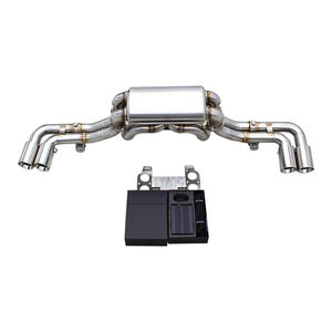 Scarico con Valvola Personalizzato per <span class=keywords><strong>Ferrari</strong></span> F430 Spider/Coupé 4.3L 2005-2009, Tubo di Scarico in Acciaio Inox Boska con Controllo Remoto - Product Image 1