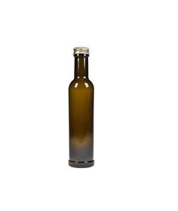 Plaza Nueva 250ml antigua botella de aceite de vidrio marrón - Product Image 1