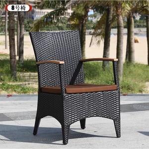 Conjunto <span class=keywords><strong>de</strong></span> Mesa y Sillas <span class=keywords><strong>de</strong></span> Ratán para Comedor Exterior Contemporáneo, <span class=keywords><strong>Muebles</strong></span> <span class=keywords><strong>de</strong></span> Jardín Impermeables y Cómodos para 4 Personas, para Patio o Apartamento - Product Image 4