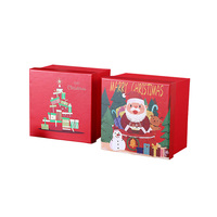 Petites boîtes à cadeaux de Noël en papier pour bonbons, biscuits, emballage cadeau, petite boîte cadeau