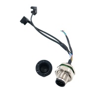Câble de raccordement M12 vers JST personnalisé OEM YZCONN, faisceau de câblage à 3, 4, 8 broches, connecteur M12 à 4, 5, 8 broches avec terminal