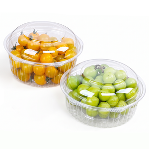 Clear Disposable Salad Bowls with Lids for Fruit and <strong>Veggie</strong> Meal Prep Professional Kitchen Food <strong>Containers</strong> - Product Image 1