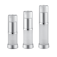 Kualitas tinggi grosir disesuaikan 5ml 15ml 10ml pompa plastik botol tekan Lotion kosmetik perjalanan Dispenser