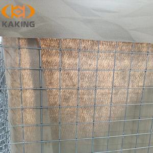 Sınır koruma ve istinat duvarları için kare delikli Kaking ağır galvanizli demir kaynaklı örgü Gabion sepeti - Product Image 3