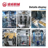 Machine d'emballage automatique Envasadora pour aliments surgelés, fruits de mer, crevettes, équipement de remplissage et de scellage vertical VFFS haute vitesse