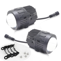 Haute puissance K223 2 pouces Bi LED projecteur lentille 60W led phares aluminium Hi Lo faisceau antibrouillard pour voitures universelles