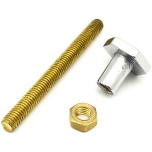 Juego de 10 Piezas de Tachuelas Cromadas para Dados, Herrajes y Fijaciones - Product Image 1