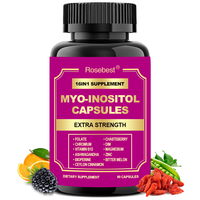 Capsules végétaliennes Myo D-Chiro Inositol 16-en-1 à marque privée OEM pour l'équilibre hormonal pr-conception féminin – Complément à base d'extraits végétaux