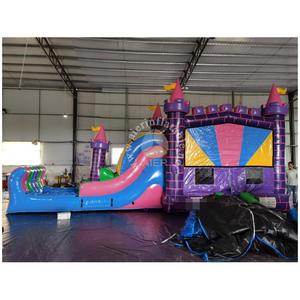 Castillo Inflable Comercial al por Mayor de Fábrica, Castillo Hinchable Colorido de Princesa <span class=keywords><strong>con</strong></span> Tobogán y <span class=keywords><strong>Piscina</strong></span> para <span class=keywords><strong>Alquiler</strong></span> en Fiestas Infantiles - Product Image 2