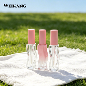 Boîtier rond personnalisé 4G rouge avec bouchon à vis pour rouge à lèvres, fard à joues, palette de fards à paupières, étui à poudre, étui à gloss, étui à baume à lèvres avec pendentif - Product Image 3