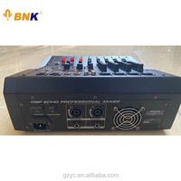 Mélangeur numérique amplifié BNK 4 canaux pour dj mélangeur de musique active dj console de mixage numérique professionnelle audio professionnel