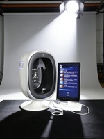 Dispositivo Analizador de Piel y Cuero Cabelludo 2 en 1 Profesional, Detector Digital de Piel y Cabello con Informe de Análisis Imprimible para Salón