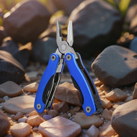 Équipement EDC 11-en-1, multi-outils portable d'urgence en acier inoxydable, pince pliante, survie, camping, randonnée, pêche, tactique