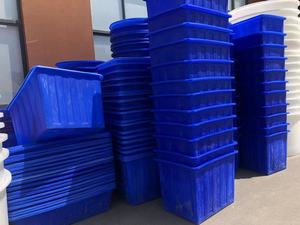 Contenitore in Plastica per Alimenti da 1000L, Vasche Quadrate in Plastica per Acqua, Serbatoi per Acquacoltura e Allevamento Pesci - Product Image 5