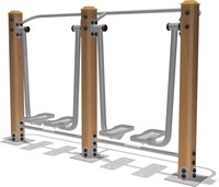 Equipo de Gimnasio de Acero para Exteriores Personalizado, Equipo de Ejercicio Duradero para Parques, Equipo de Gimnasio Multifuncional
