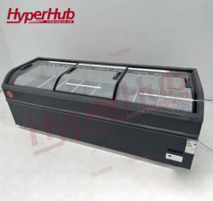 OEM/Concessionnaire Prix Congélateur à affichage en verre économe en énergie Congélateur îlot anti-buée - Product Image 3