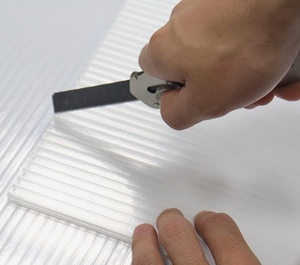 Prix bon marché 0.16 ''panneaux en polycarbonate à double paroi revêtement extérieur pour <span class=keywords><strong>jardin</strong></span> et <span class=keywords><strong>serre</strong></span> - Product Image 5