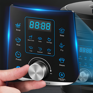 Autocuiseur électrique direct d'usine 6L nouveau boîtier en acier inoxydable de pot intérieur de revêtement antiadhésif pour l'usage de ménage et d'hôtel - Product Image 4