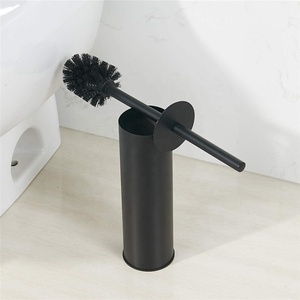 <span class=keywords><strong>Porte</strong></span>-<span class=keywords><strong>brosse</strong></span> de toilette sur pied en acier inoxydable 304, accessoires de salle de bains <span class=keywords><strong>noir</strong></span> - Product Image 4