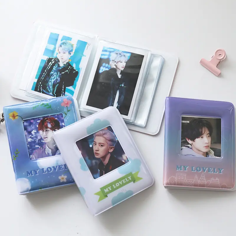 Wholesale K-pop mini pvc custom digital printing collecting book photo box kpop album korea