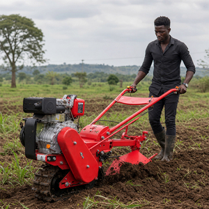 Hot Sale Gasoline Ditcher Trencher <b>Machine</b> Wheel Ditching <b>Machine</b> For Farm Irrigation Preparation - Product Image 1