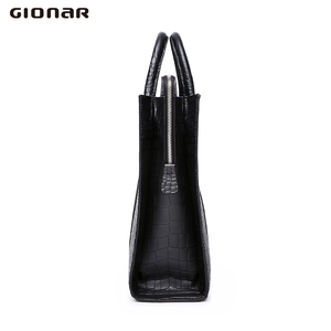 2024 Gionar <strong>Customise</strong> Top Quality <strong>Croc</strong> Genuine Leather Briefcase Bag for Men Alligator Unisex Business Work Bags with logo - Product Image 3