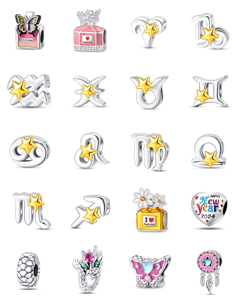 Collana con Ciondolo a Forma <span class=keywords><strong>di</strong></span> Cuore in Zircone con Finitura Placcata Argento/<span class=keywords><strong>Oro</strong></span> - Accessorio Fai-da-Te per Uso Quotidiano Unisex - Product Image 5