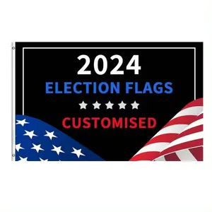 Conception personnalisée en gros 2024 élection du président américain USA Elect America Great Again Flag