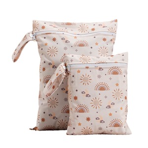 Saco portátil impermeável do armazenamento do tecido do bebê com impressão Design Poliéster Material pendurado Característica - Product Image 4