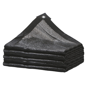 Rete Ombreggiante Nera <span class=keywords><strong>per</strong></span> Esterni, <span class=keywords><strong>per</strong></span> Serre e Pollai, in HDPE, con Occhielli, <span class=keywords><strong>per</strong></span> Agricoltura e Giardino - Product Image 1