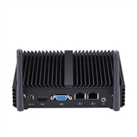 Mini PC de Escritorio Qotom Q190S S07, CPU J1900 de Cuatro Núcleos, Bajo Consumo, Doble Puerto LAN, Bluetooth Inalámbrico, Sin Ventilador