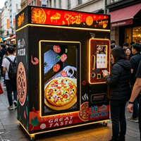 Máquina Expendedora de Pizza Totalmente Automática Directo de Fábrica, Capacidad para 800-900 Piezas, Pantalla Táctil de 22 Pulgadas, Habilitada para SDK, Múltiples Métodos de Pago