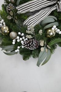 Guirlande de Noël artificielle décorative personnalisée en usine, 30 pouces, en PVC plastique - Product Image 5