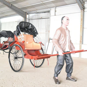 Rickshaw traditionnel de haute qualité, tiré à la main / Jinrikisha - Product Image 3