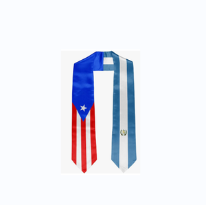 Faja de estola de graduación de alta calidad Bandera de Filipinas de <span class=keywords><strong>Puerto</strong></span> Rico Bandera de país de graduación Estola de graduación para internacional - Product Image 3
