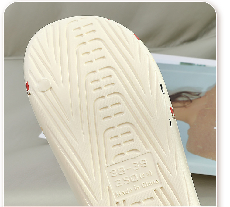 Ladies Flat Sandals Women Slippers Summer Beach Shoes Thick Sole Indoor Outdoor Slippers