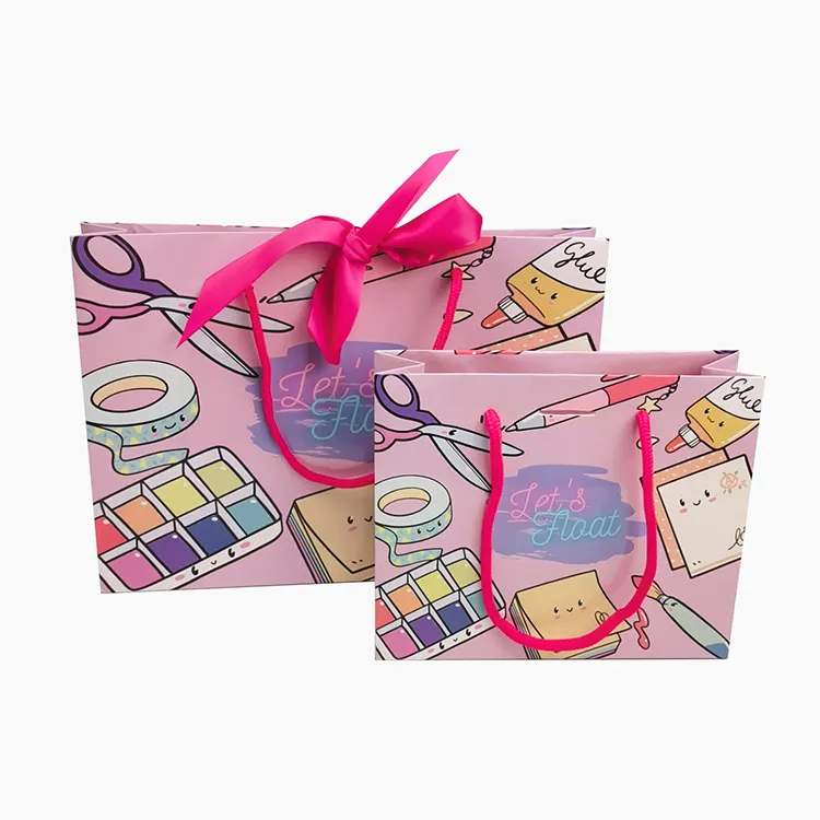 Paper Gift Bags Manufactures Luxury Custom Shopping Clothing Paper Bag with Handle Bag Packaging for Wedding/jewelry