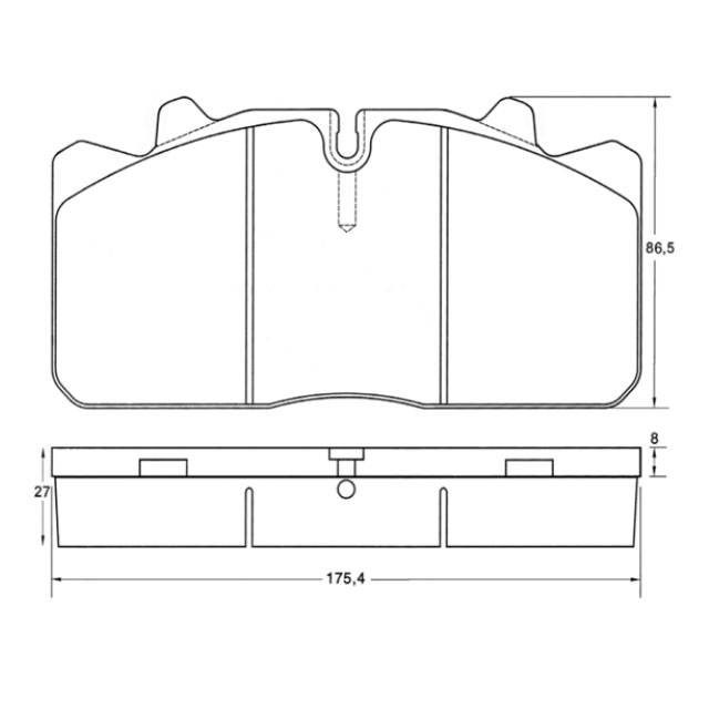 WVA29088 WVA29091 Brake Pads ECE R90 Certified apply for DAF MAN RENAULT VOLVO Truck /Bus