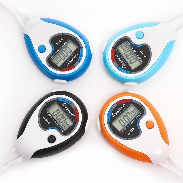 Wholesale Electronic LCD Multi-Function Portable Mini Professional Sports Stopwatch High Accuracy Countdown Timer Training OEM