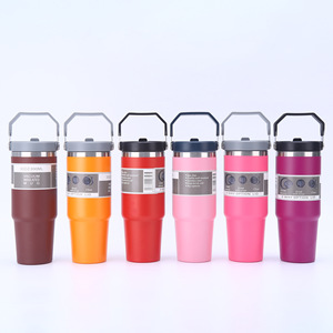 Wholesale Factory Cute Toy Car Cup with Handle and <b>Straw</b> PC Material Children's Reusable Travel Water <b>Bottle</b> - Product Image 4