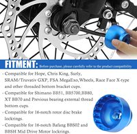 Outil de montage du boîtier de pédalier à 16 encoches, compatible avec les roues Shimano Chris King SRAM, FSA, MegaExo, Surly, Hope
