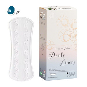 <strong>Sanitary</strong> <strong>Pads</strong> for Women Super Soft Hypoallergenic Disposable Panty Liners Chlorine Free Fragrance Free Organic Cotton - Product Image 5