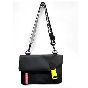 Bolsas de ombro promocionais Crossbody com alça de ombro removível, bolsas de ombro promocionais duráveis à prova d'água com logotipo personalizado